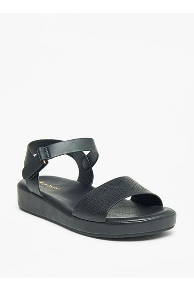 Le Confort Textured Floaters with Hook and Loop Closure
