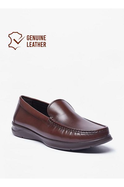 Duchini Men's Solid Slip-On Comfort Moccasins