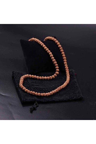 MYTAKIAĞACIMFH Rudraksha Tohumu Kolye Tohum Doğal Taş Dizi 7/8 Mm