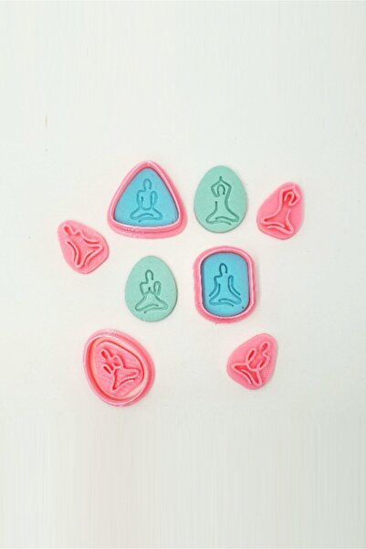 WE3D مجموعة قوالب لب السيراميك من طين البوليمر لليوجا - 2.8 سم