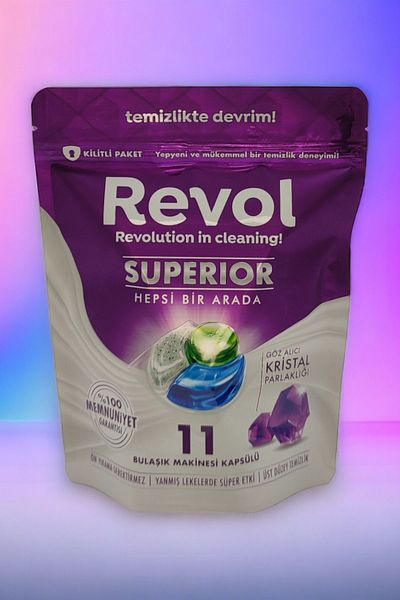 REVOL Superior All-In-One Dishwasher Capsule Tablet 11 Washes