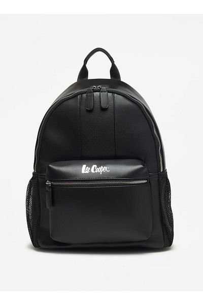 Lee Cooper Perforated Backpack with Adjustable Shoulder Straps and Zip Closure