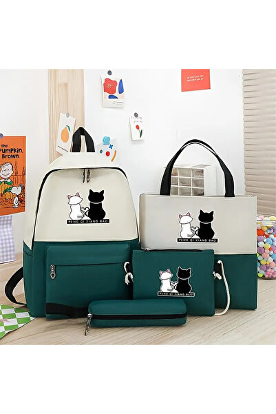 bundle island Set de 4 rucsacuri - geantă de umăr, geantă de cruce și trusă