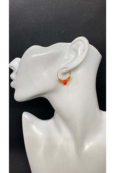 Porsuk Alternatif أقراط نسائية مصنوعة يدوياً من الخرز السيراميكي