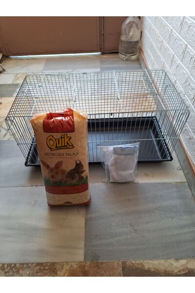 KAYA KAFES VE PETSHOP ÜRÜNLERİ Tavşan ve hemster kafesi + talaş Quik + Tül