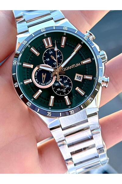 Quantum 100 Mt Water Resistant Men's Wristwatch - Steel Cord, Functions Active EPWG1009.370