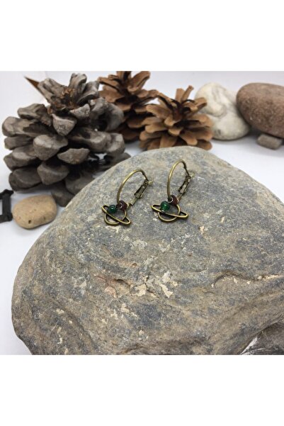 Porsuk Alternatif El Yapımı Etnik Otantik Bohem Yörünge Küpe