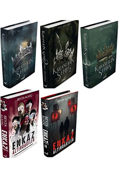 İndigo Kitap Karanlığın Şehri 1-2-3 Ciltli Şule Avlamaz - Enkaz Altındakiler ...
