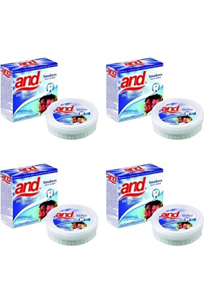 AND Diş Temizleme Tozu 40 gr 4 Adet Ekonomik Paket