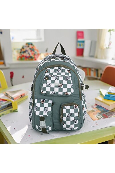 Shopiolog Kawaii Primary School Backpack - Waterproof Memory Fabric, 3 Compar...