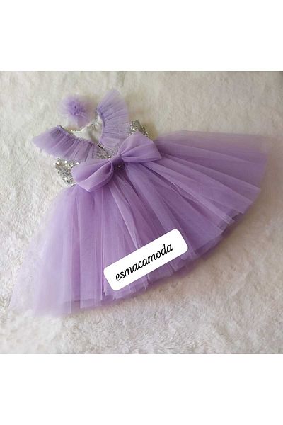 esmacamoda Rochie pentru fetiță din tul violet