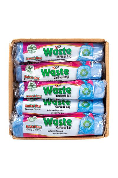 SA FRESH SA WASTE King Size Garbage Bag 75*90 CM 25-Piece BOX 250 PIECES