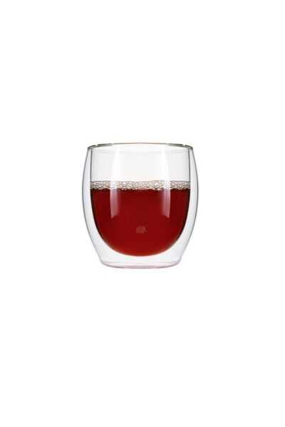 Jumbo Glory Double Wall Double Walled 2-Piece Oval Glass - 250 ml