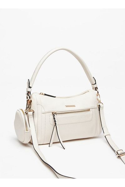 Celeste Solid Crossbody Bag with Coin Pouch and Adjustable Strap