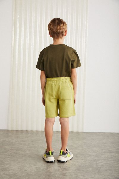 GRIMELANGE Σορτς FABRICE Kids Pistachio Green 100% βαμβακερό σορτς