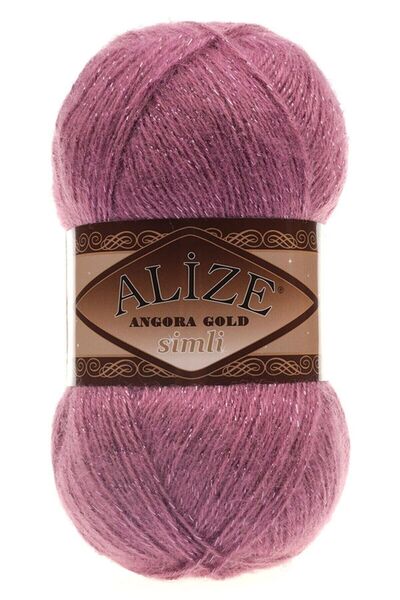 Alize ( 5 Adet ) Angora Gold Simli El Örgü Iplikleri Yelek Hırka Ipi Atkı Kaz...