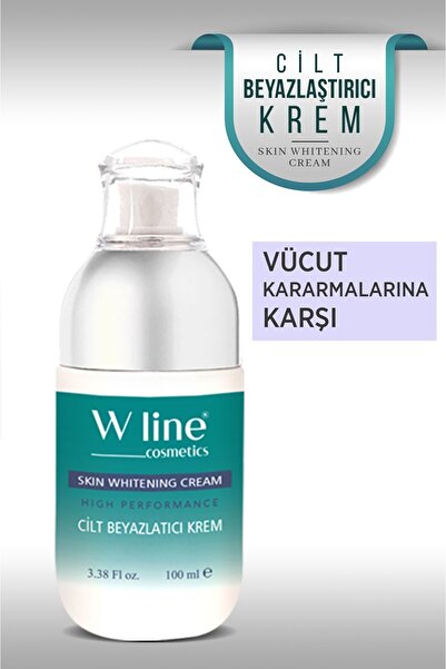 wline Yüz & Koltuk Altı Bikini Bölgesi Renk Eşitleyici Beyazlatıcı Krem 100 ml