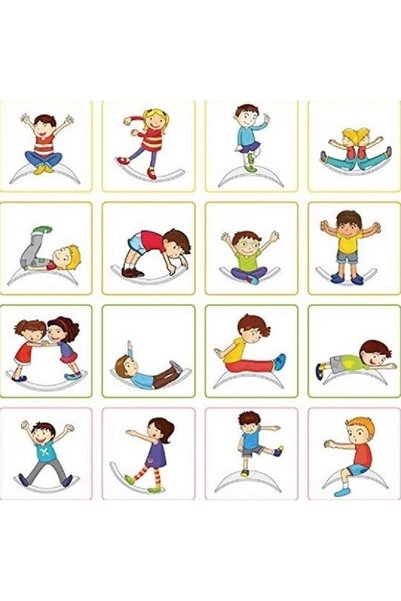 aliwooden Non-Felt Maxi Size 90 Cm Balance Board for Ages 6+ and Adults (20mm)