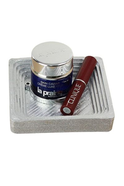 Evene Organizator de machiaj Culoare argintie Organizator de machiaj cosmetic Model 4