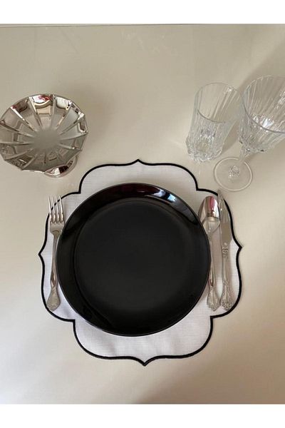 LİNDA MİA Tesatura de in Rotunda American Serivs Neagra 6 Bucati