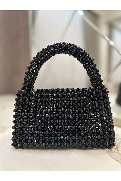 Glamoz Collection El yapımı kristal boncuk çanta