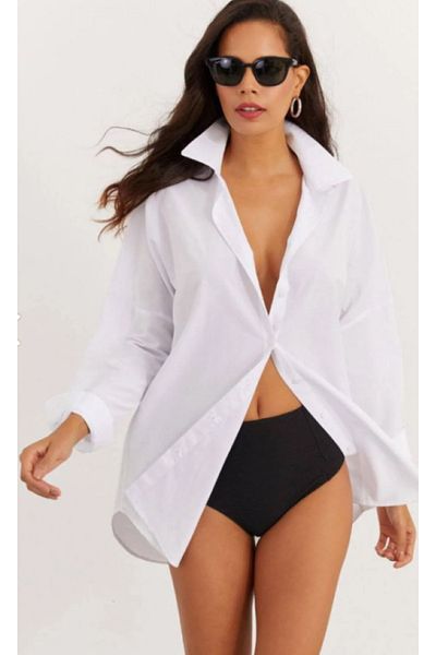 VivaJoy Cămașă lungă de damă - Model de bază fără umăr
