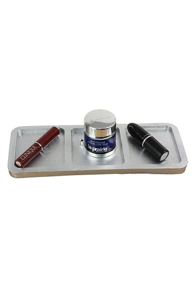Evene Organizator de machiaj Culoare argintie Organizator de machiaj cosmetic Model 13