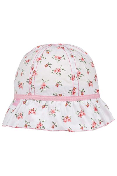 Kitti 3-9 Months Baby Girl Floral Patterned Sombrero Head Circumference - 39-...