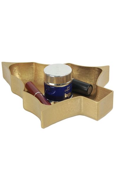 Evene Organizator de machiaj Culoare aurie Organizator de machiaj cosmetic Model 12