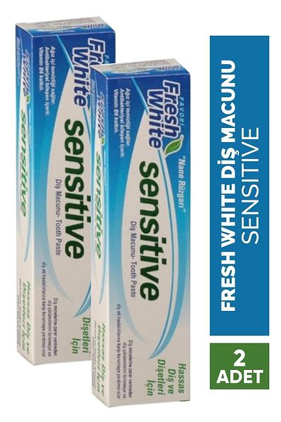 Fresh White Sensitive Paste 2 Pieces
