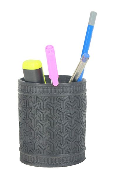 Evene Black Color Pen Holder Desk Pen Holder Organizer Model 4