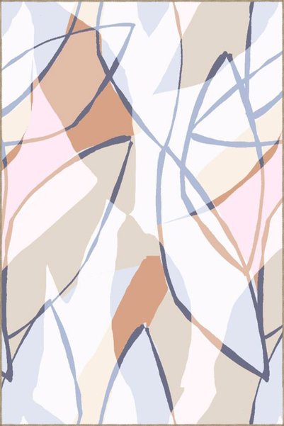Rugs Modern Halı Χρωματιστό χαλί υφαντό με μοτίβο στα πτερύγια και πλενόμενο ...