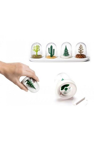 nesever Seasoning Shakers - Four Season Spice Bowl Set of 4 Salt Shakers