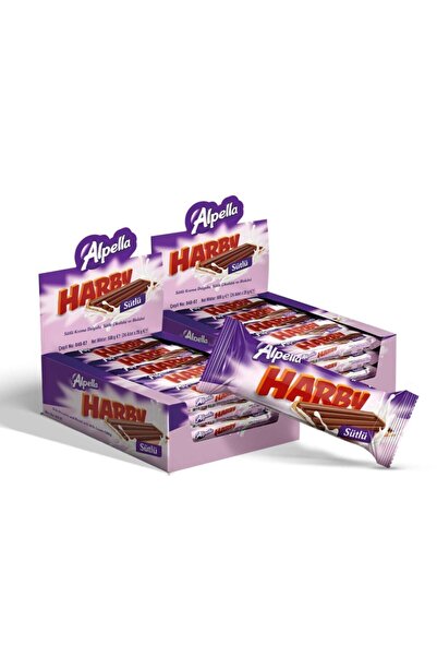 Alpella Harby Sütlü Bisküvi 25 gr 24 Adet 2 Paket