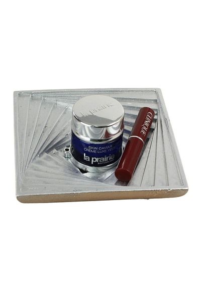 Evene Organizator de machiaj Culoare argintie Organizator de machiaj cosmetic Model 3