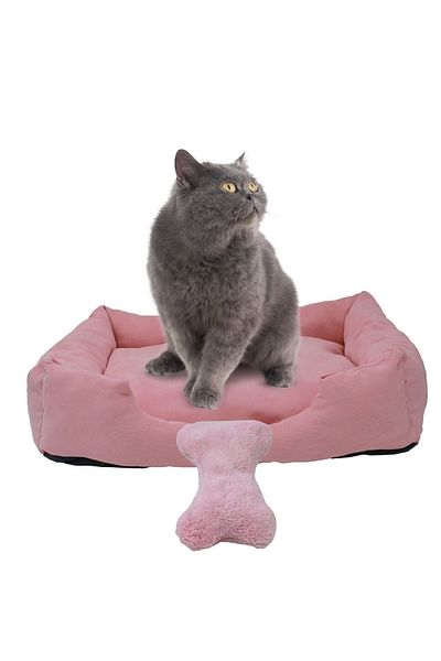 Evene Cat Bed Pet Cat Cushion Pet Rectangular 65x45 Cm Soft Cushion