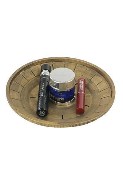 Evene Organizator de machiaj Organizator de machiaj cosmetic de culoare aurie antică Model 5