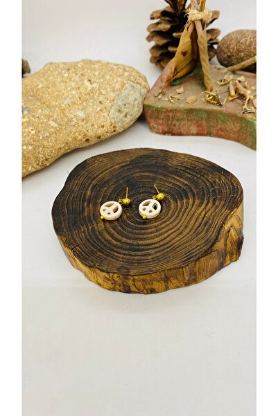 Porsuk Alternatif اليدوية العرقية أصيلة الهبي البوهيمي السلام علامة الأقراط