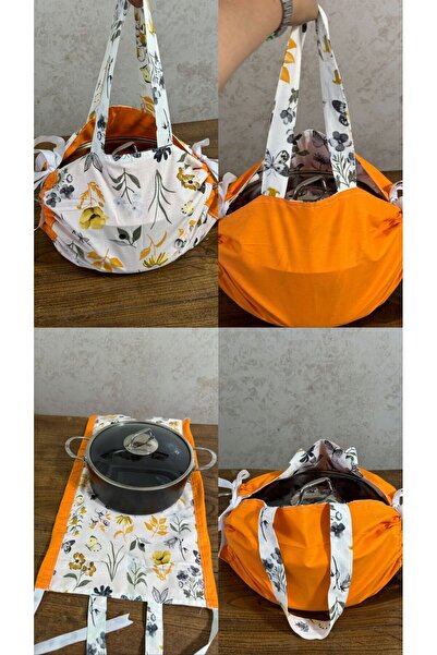 happyteks وعاء مزدوج الجوانب وصينية حقيبة حمل