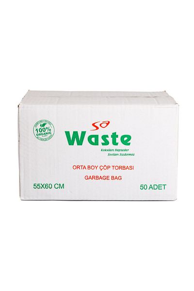 SA WASTE Medium Size Garbage Bag 55*60 CM 50 PACK 750 PIECES
