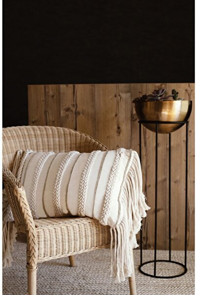 Bohemart Gaia Makrome Elişi Kırlent Tasarım Yastık