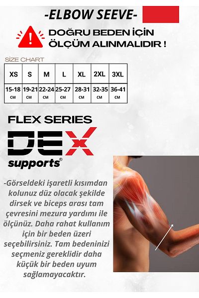 Dex Supports Lasting Energy Fitness Elbow Brace + Wrist Bandage (Wrist Wraps) + Knee Bandage, Knee Wraps + Straps Set of 4
