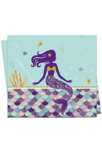 partideyince مفرش طاولة حورية البحر - أنيق ومفيد