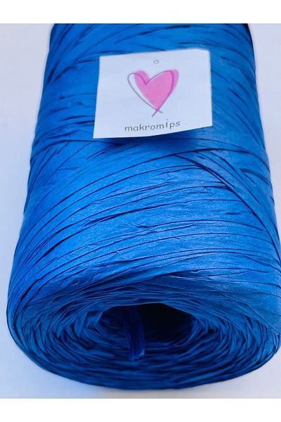 Makromİps 100g Soft Raffia - Χαρτί, Φυσικό Καπέλο και Τσάντα Πλεκτό Καθρέφτης Raffia