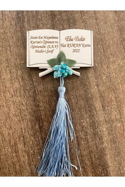 oncawall Hatim Kuran Magneti Hediyelik I Beyaz Ahşap 20 Adet