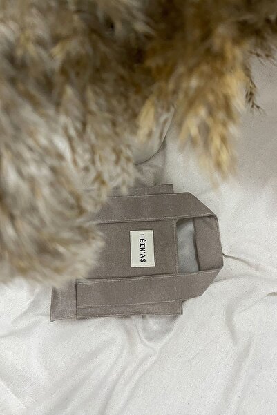 feinas Waxed Canvas Handbag - Beige