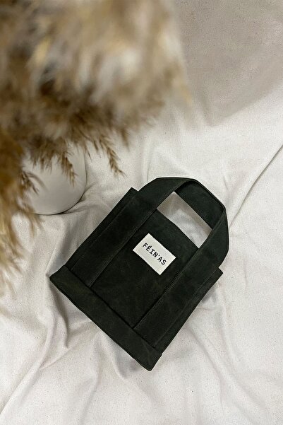feinas Waxed Canvas Handbag - Khaki