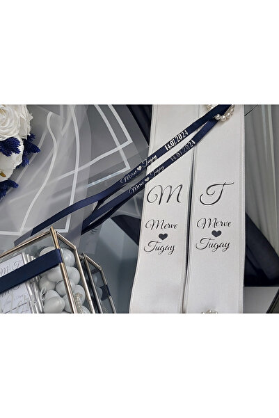 Zeynep tasarim organizasyon Yüzük kurdelesi isimli kurdele baskılı kurdele ta...