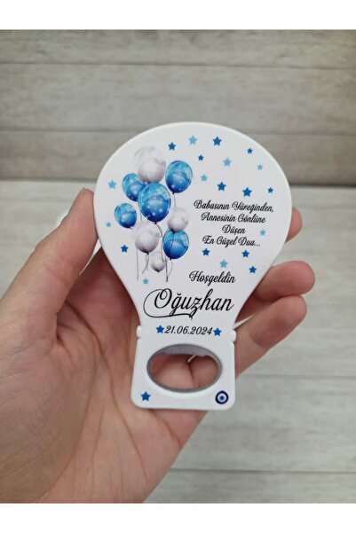 onuratasarlat 30 Adet Balon Magnet Açacak Yeni Doğan, Doğum Günü, Sünnet, Niş...