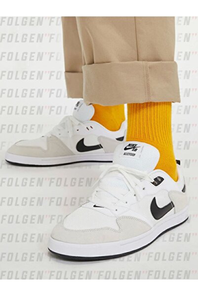 Nike Γυναικεία αθλητικά παπούτσια Alleyoop SB 'White Black' Λευκά γυναικεία c...